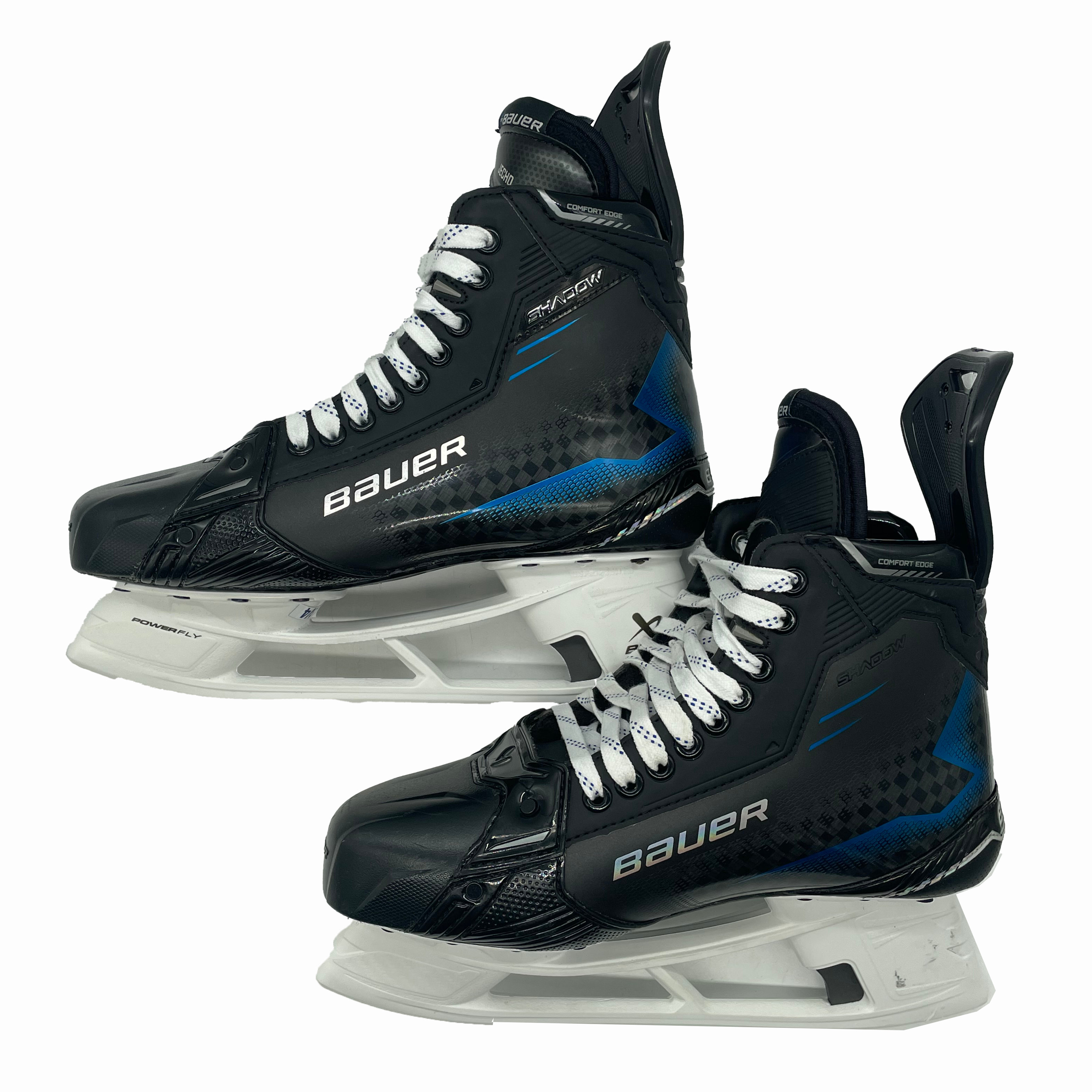 Patins de hockey Bauer Supreme Shadow Pro Stock – Taille 10E (bleu)